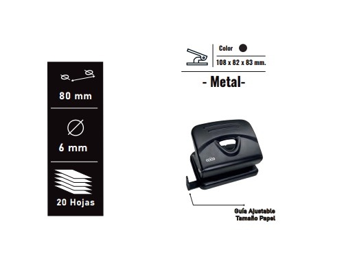 PERFORADORA METAL 20hjs.OXO